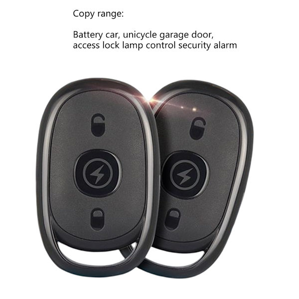 Mini trådløs sender Universal duplikator Garageport kloning fjernbetjening nøglering 315/433MHz Kopi kontrol-WELLNGS 433mhz