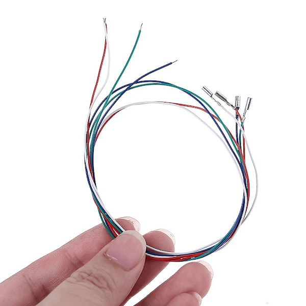 3/4 stk. Kassett Phono Kabel Ledninger Header Ledninger for Platespiller Phono Headshell-WELLNGS D