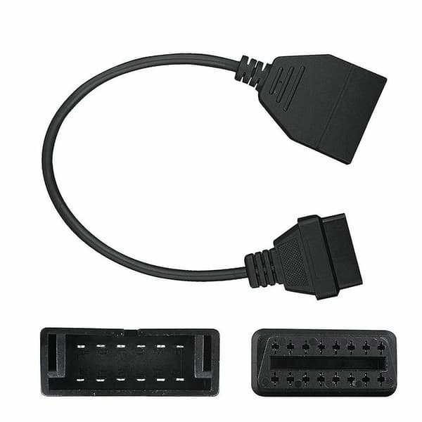 12-pins Obd1 til Obd2 16-pins adapterkabel - WELLNGS