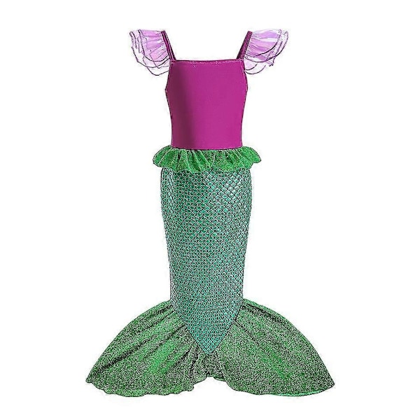 Flickkläder Barnkläder V-WELLNGS 3-4T(size 110) 2pcs Mermaid Set4