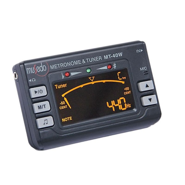 Musedo MT-40W Metro-tuner Tone Generator Elektronisk Digital LCD 3 i 1 LCD Klarinet Saxofon Tuner/Metronom-WELLNGS