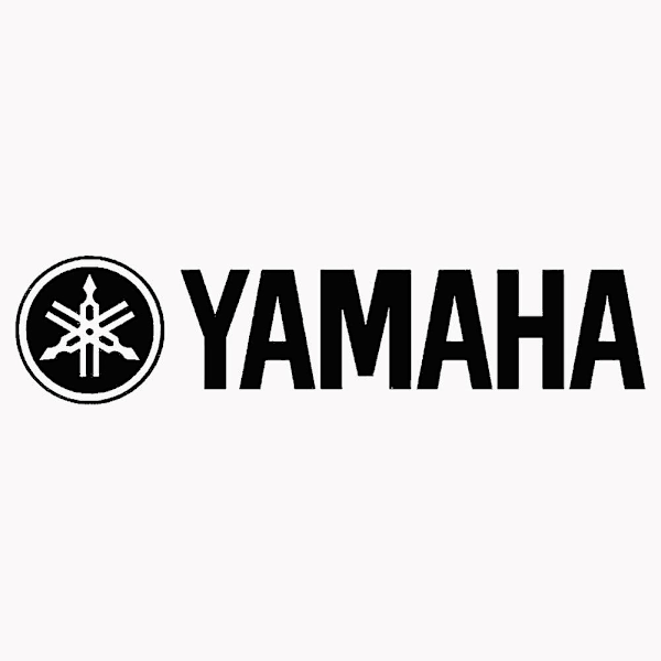 Yamaha-logo klistremerke for bil, lastebil, kjøretøy, karosseri, vindu, reflekterende klistremerker, dekorasjon Mengxi-WELLNGS Red