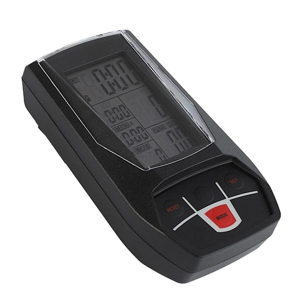 Indendørs cykelcomputer og motionscykelmonitor speedometer stationær cykelcomputer monitor fitnessudstyr-WELLNGS