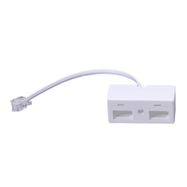 RJ11-plugg til dobbel britisk BT-kontakt adapter - WELLNGS