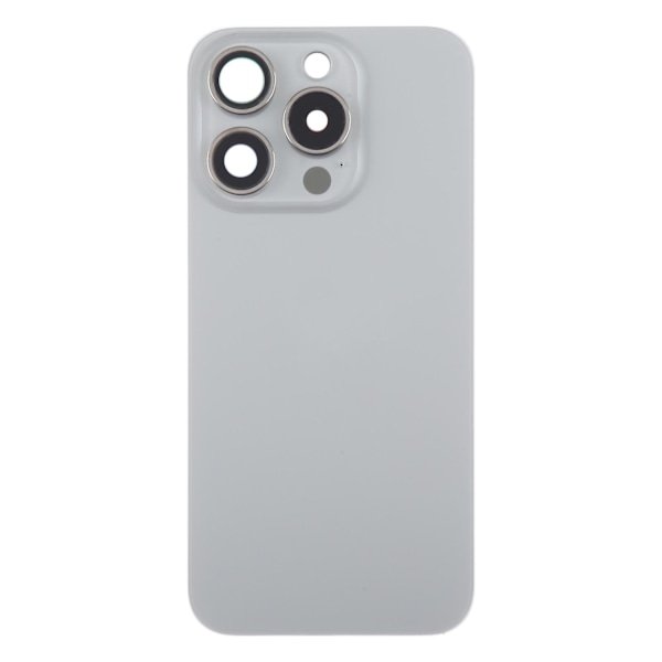 Glas batterilucka för iPhone 15 Pro Max-WELLNGS Grey