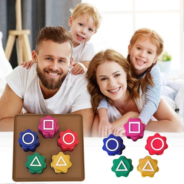Koreansk Tradisjonelt Spill 5-delt Gonggi Jack Stone Steiner Sett med Rund Boks - WELLNGS B,1pc