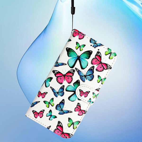 til HMD Pulse Pro Etui Trykt Mønster Design Læder Telefon Cover - WELLNGS Style B