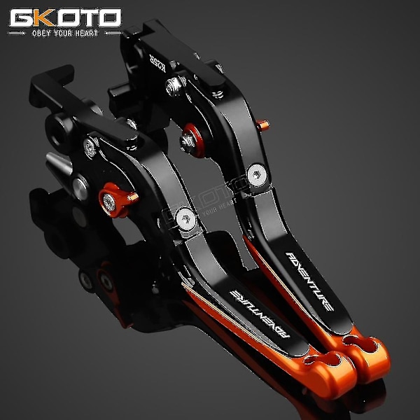 -Nytt for Ktm 890 Adventure R S 790 890 Adv R 790adventure  2019-2022 2023 Motorsykkel Cnc   Hendlene Justerbar Bremse Clutch Hendlene-WELLNGS black orange
