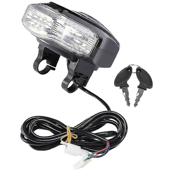 60v Angel Eyes LCD Ljus Hastighetsdisplay Batteri Tuta Strålkastare Strömbrytare Nyckel Kompatibel med Citycoco Elektrisk Scoo-WELLNGS