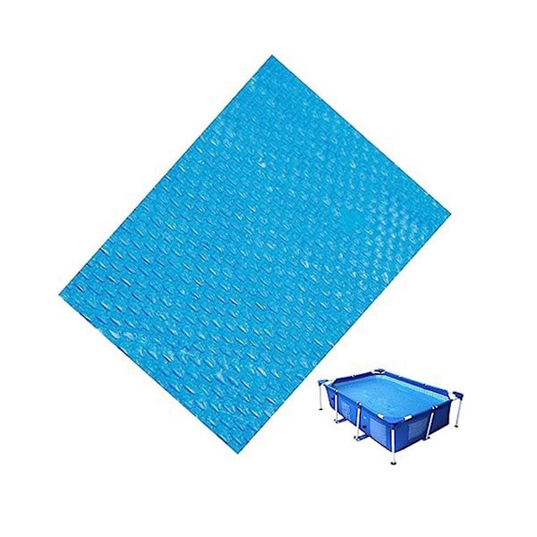260x170cm Pool Dæksel Rektangulært Pool Boble Dæksel Isolering Støvsikkert Lærred Pool Tæppe Pool Ac-WELLNGS