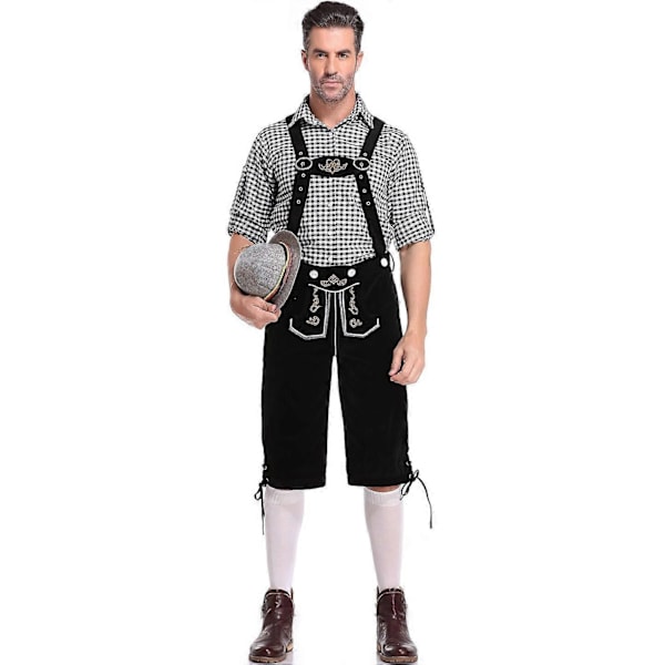 Halloween Kostumer 2024 M-XXL Stor Størrelse Tysk München Mænds Oktoberfest Tøj Uniform Mænds Sceneoptræden Tøj - WELLNGS z6 M