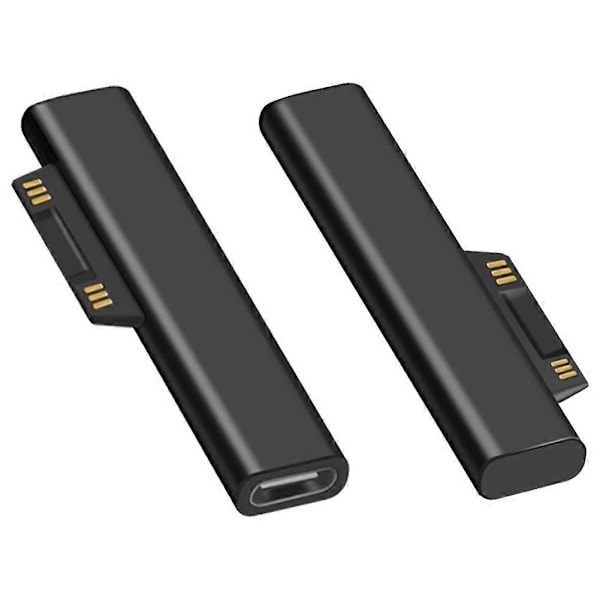 för Surface Connect till USB-C magnetisk adapter, typ C fungerar med 15V/3A 45W för Surface Pro 6/5/4/3-WELLNGS