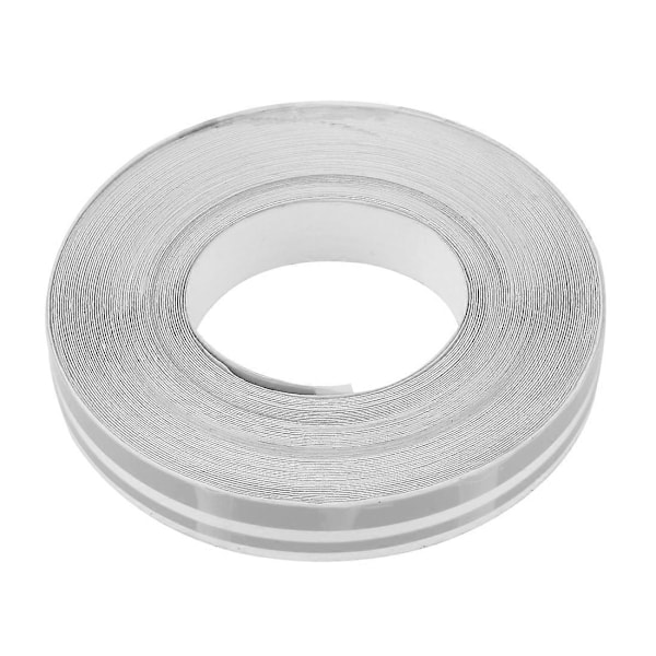 12mm 9,8m Auton Itsekiinnittyvä Koristeteippi - WELLNGS Silver