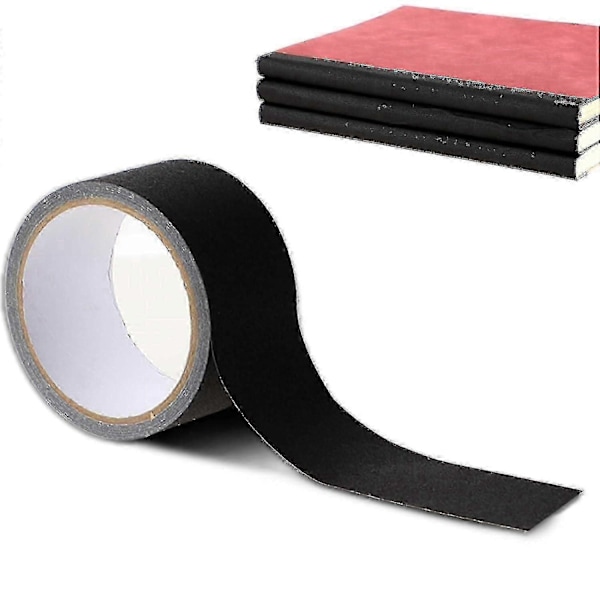 1 rulle bogbindingsreparationstape 5 cm x 20 m sort stof tape bogreparation stof tape til bogbinding sømforseglingstape til Old-WELLNGS