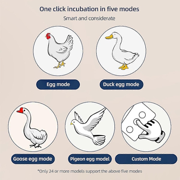 Automatisk Æg Inkubator Controller Digital LED Temperaturstyring Temperatur Fugtighedssensor Æg-WELLNGS 12Eggs