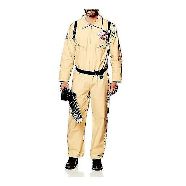 Ghostbusters Cosplay Animefigur Halloweenkostymer för Män Vuxenleksaker Ghost Busters Vapen Jumpsuits Karnevalskläder - WELLNGS M