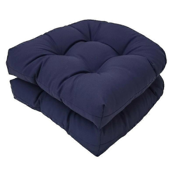 Utomhusstolmatta 2-pack, Mattor för uteplatsmöbler - WELLNGS navy