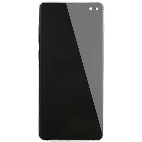 til Samsung Galaxy S10 Plus G975 LCD Skærm og Digitizer Samling + Ramme Udskiftningsdel - WELLNGS Style D
