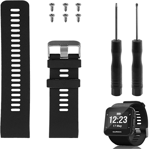 Ersättningsarmband Kompatibelt med Garmin Forerunner 35 - WELLNGS