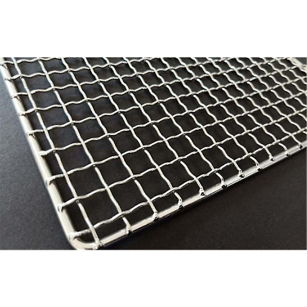 Rustfrit stål grillmåtte net-WELLNGS 20x20cm