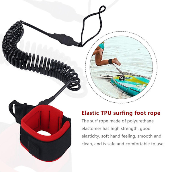 10,6ft ankelrem surfing spiral stand up paddle board sort TPU paddle board fodben reb surfbo-WELLNGS