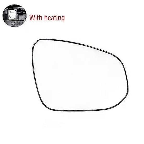 Passer til sidespeil for bil kompatibel med Toyota RAV4 RAV 4 2020 2021 2022 Nedre base deksel ramme bakspeil blinklys lampe linse WELLNGS with heated right