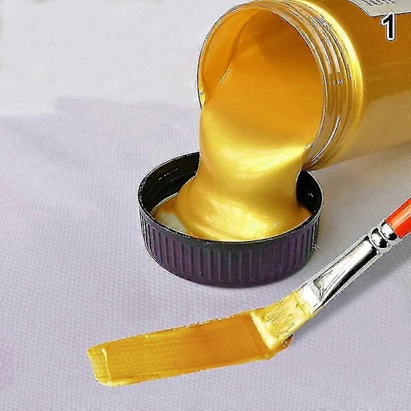 100ml Gullmaling Metallisk Akrylmaling, Vannfast Ikke Falmet For Statuaryfarging - Sfygv-WELLNGS Gold