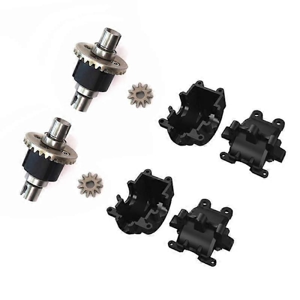 2 Sarjaa Metallista Tasauspyörästöä ja Vaihdelaatikkoa SG1603 SG1604 SG1605 UD1601 UD1602 UD1603 1/16 RC Autoon Upgr-WELLNGS
