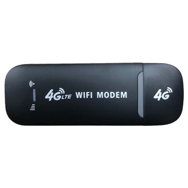 Olåst 4g Lte USB -modem Perfekt kvalitet-WELLNGS Svart