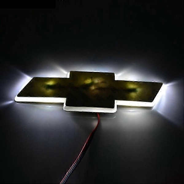 3D LED Bil Styling Hale Emblem Logo Badge Mærkat Lys Lampe til Chevrolet Cruze mengxi-WELLNGS Red