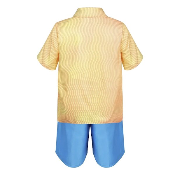 Disney Crazy Element City Cosplay Halloween-asu animaatiolastenjuhlat Cosplay vesi- ja tulipalokostyyli aikuiset L-WELLNGS Adult L Water element boy