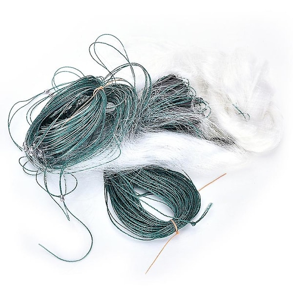 25m 3-lags monofilament fiskenet med flyder, fiskefælde, fiskeredskaber Shytmv-WELLNGS 0 0