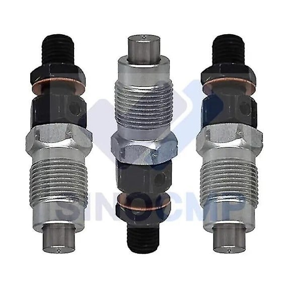 3 stk. /sæt D722 D782 Motorbrændstofinjektorer 16001-53000 16001-53002 til Kubota Gf1800e Bx1860 Bx1880 Bx2360-WELLNGS