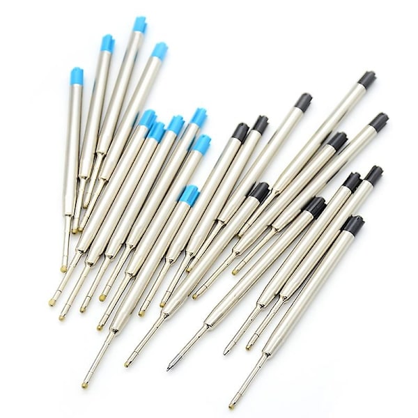 10 stk. Blå blæk Parker Style Standard 1,0 mm kuglepenrefill Nib Medium Hfmqv-WELLNGS Blue