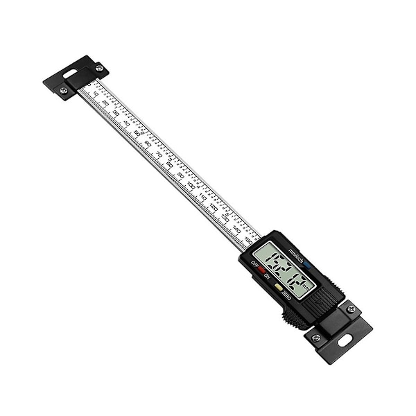 Rustfrit stål vandret lodret digital display lineal LCD display niveau skydelære 0-15cm-WELLNGS