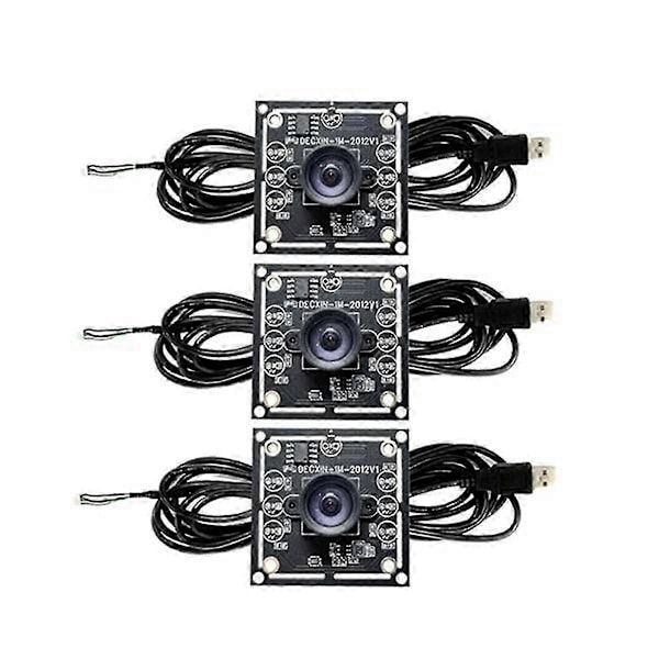 100 graders kameramodul 1MP OV9732 1280x720 USB-driver gratis manuell fokus med 3m kabel f 2025 Walkbee-WELLNGS