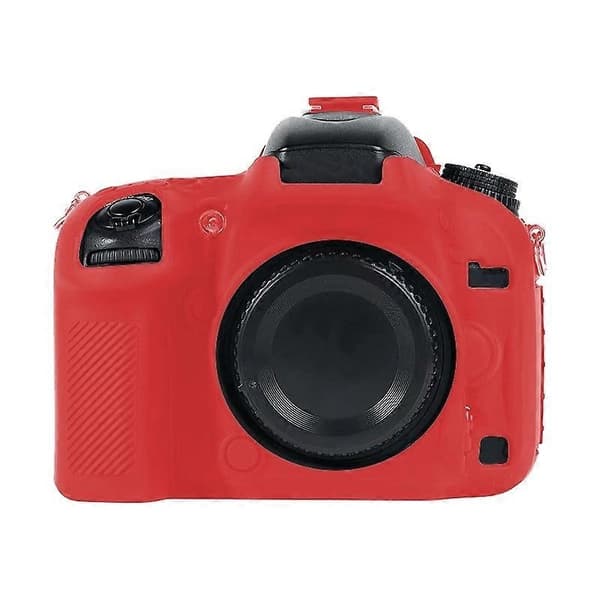 Blødt silikoneetui til Nikon D600 / D610 - WELLNGS Red