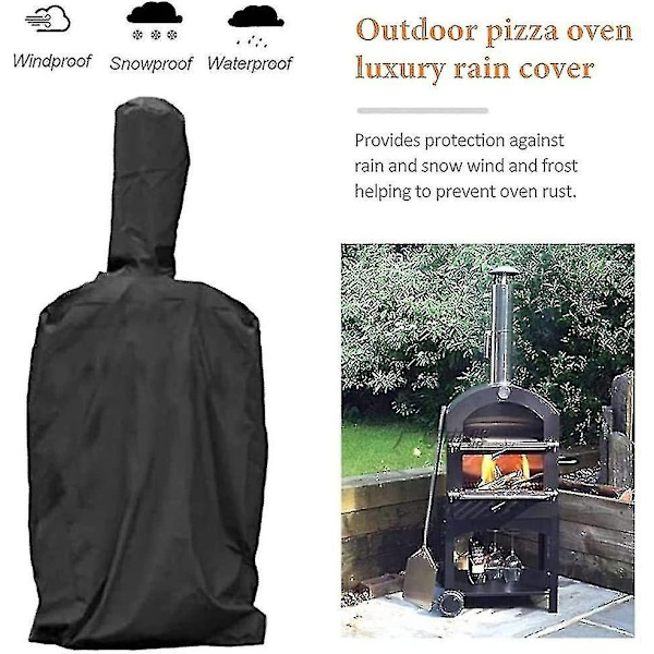 Pizza Ugnsöverdrag, Utomhus Camping Pizza Ugnsskyddande Överdrag Tjockt Vattentätt - WELLNGS