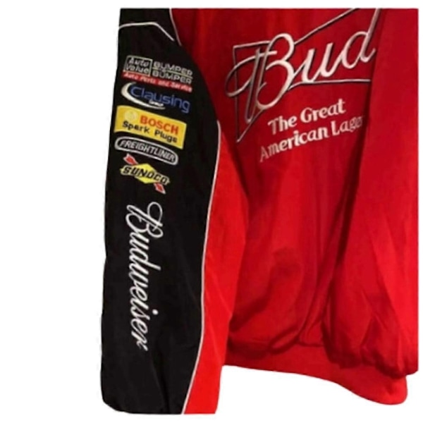 Budweiser Sort F1 Racerjakke - WELLNGS Xs