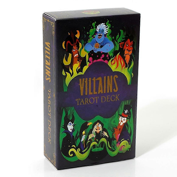 Circle of Life Tarot Fortune Telling Oracle Cards Tapet Familie Fest Uformell Brettspill med PDF Guide - WELLNGS Villains Tarot Deck