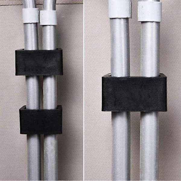 10 stk. Patio Fletmøbelclips Fleksibel Skridsikker Sofakonnector til Rattan Møbelsofa - WELLNGS Card Slot 4.25cm 10pcs
