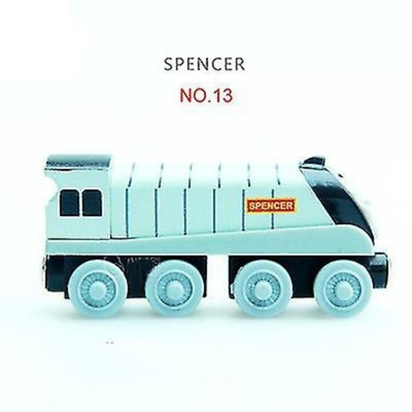 Thomas ja ystävät -juna, tankkimoottori, puinen rautatiemagneetti, keräilylahjalelut - WELLNGS Spencer
