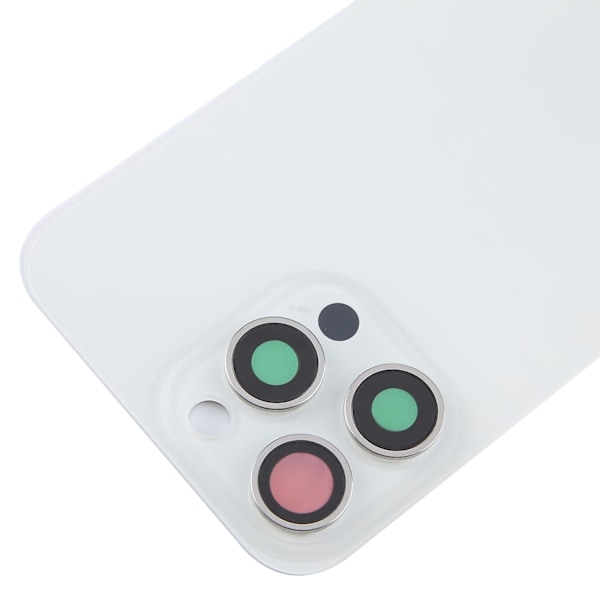Glas batterilucka för iPhone 15 Pro Max-WELLNGS White