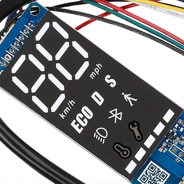 Scooter Instrumentpanel Brytarpanel Kompatibel med Ninebot F20/F25/F30/F40 Display Ersättning-WELLNGS