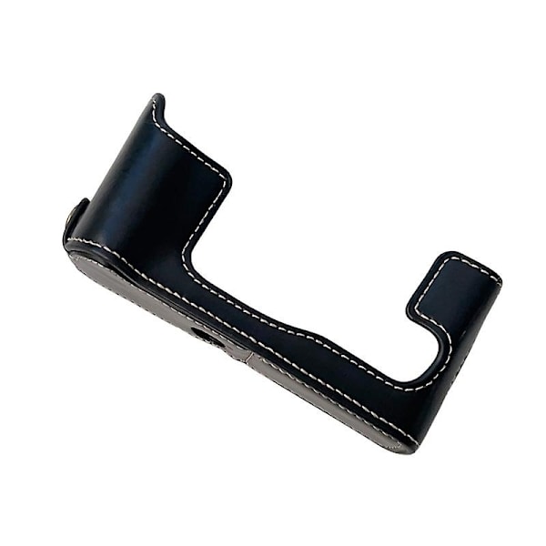 Fujifilm X-T30II X-T30 X-T20 X-T10 PU-läder kamerabottomskydd Anti-scratch Halv kroppsskydd med batterilucka - Svart Black