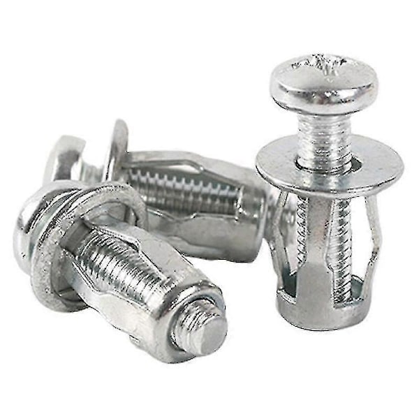 15 st M4 M5 M6 M8 Petal Rivets Mutter Jack Nuts Bil Metallskruv för Ihålig Vägg Järnskal Petal Mutter Expansion Lantern-WELLNGS 15pcs M4