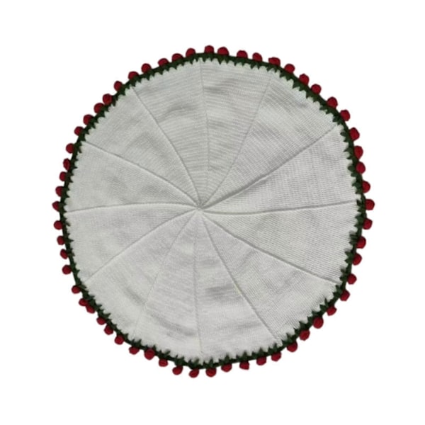 Bouquet Tæppe Hæklesæt Hæklestartersæt til Bouquet Gave Håndværk Håndlavet DIY Håndværk Strikkesæt til Entusiaster Voksne-WELLNGS White Red Rose