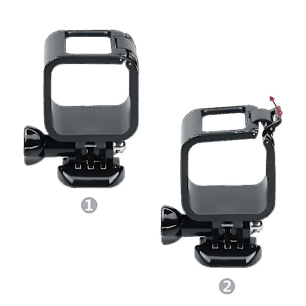Skyddande Hus Case Cover för Gopro Hero 4 5 Session - Låg Profil Ramfäste - WELLNGS