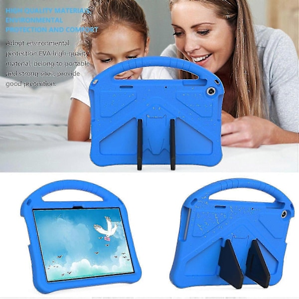 For Lenovo Tab M10 (3. generasjon) Nettbrettdeksel Barn Eva Robust Støtsikkert Nettbrettdeksel Konvertibelt H-WELLNGS Blue
