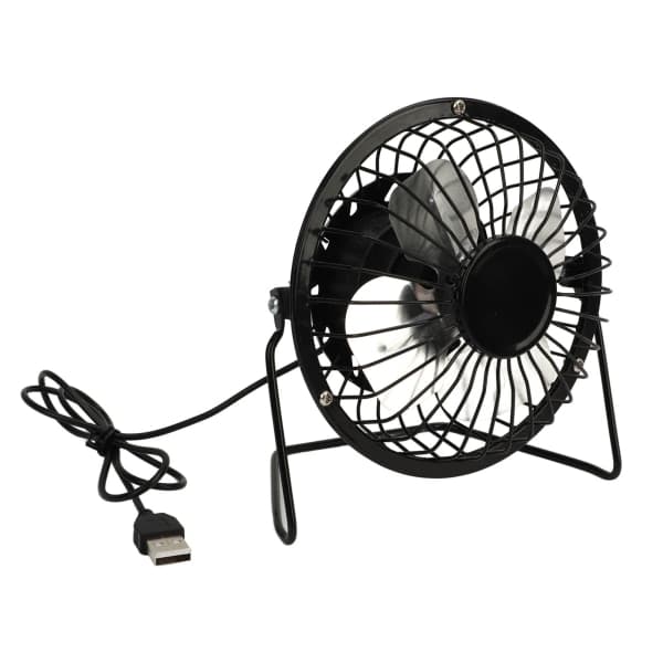Solpanelventilator 5W USB 360 Graders Justerbar Solpanel Drivhusventilator til Udendørs Hønsehus Hundehus - WELLNGS